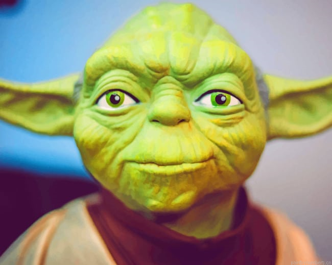 Master Yoda Star Wars Movies Painting By Numberss.png