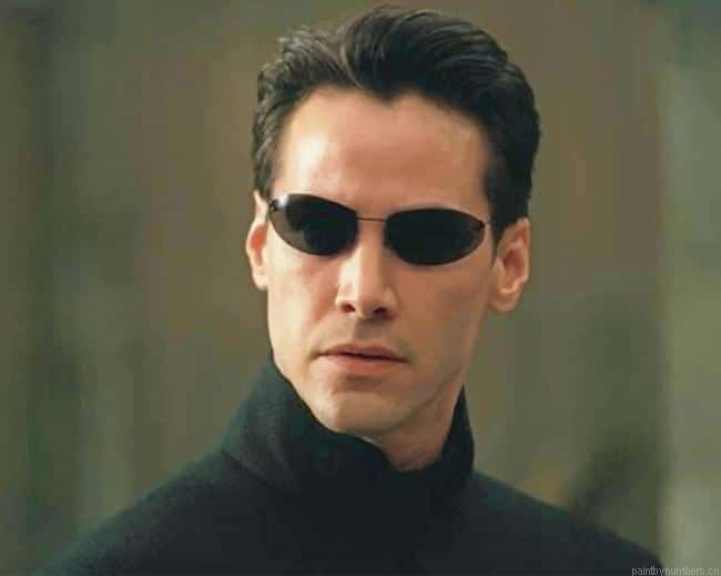 Matrix Keanu Reeves Mvies Painting By Numbers.png