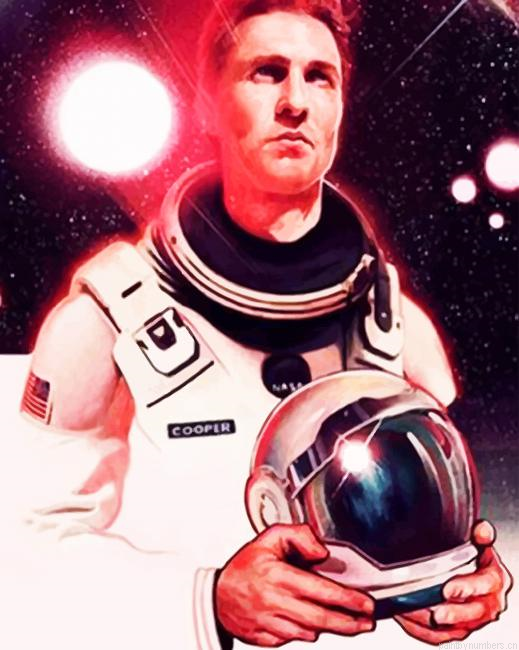 Matthew Mcconaughey Interstellar Movies Painting By Numbers.png