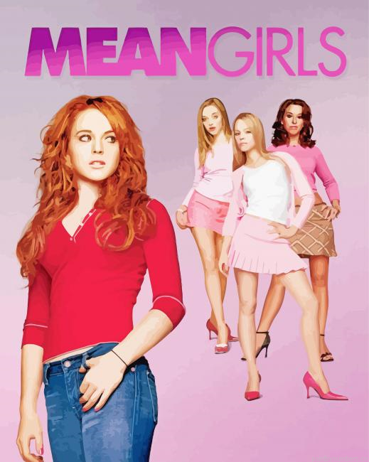 Mean Girls Movie Poster Painting By Numberss.png
