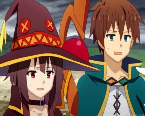 Megumin And Kazuma Painting By Numbers.png