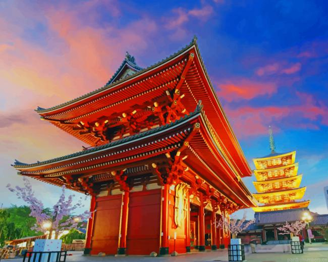 Meiji Jingu Tokyo Painting By Numberss.png