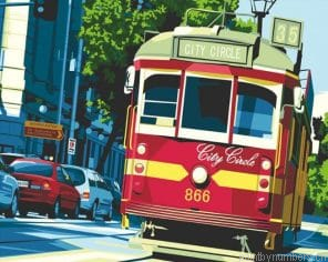 Melbourne Circle Tram Painting By Numberss.png
