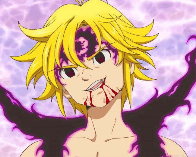 Meliodas Assault Mode Nanatsu No Taizai Painting By Numberss.png