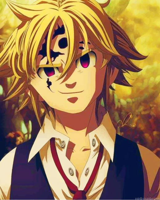 Meliodas Nanatsu Noo Taizai Anime Painting By Numberss.png