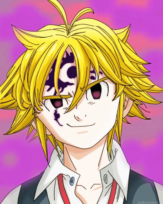 Meliodas Seven Deadly Sins Animations Painting By Numbers.png