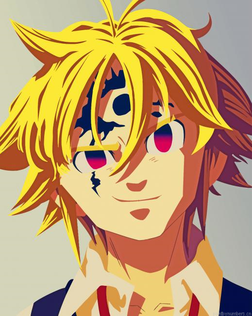 Meliodas Seven Deadly Sins Painting By Numbers.png