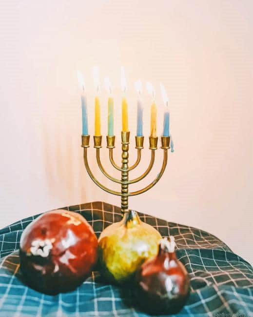 Menorah With Fruits Painting By Numberss.png