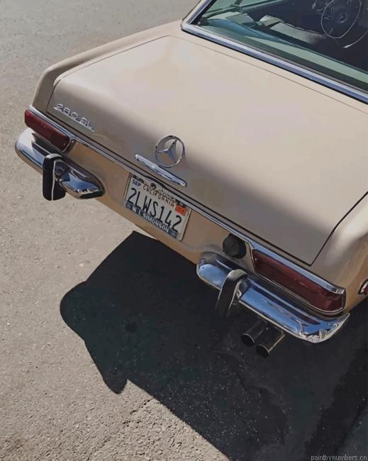 Mercedes 280 Sl Cars Painting By Numberss.png