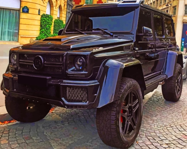 Mercedes Brabus Cars Painting By Numberss.png