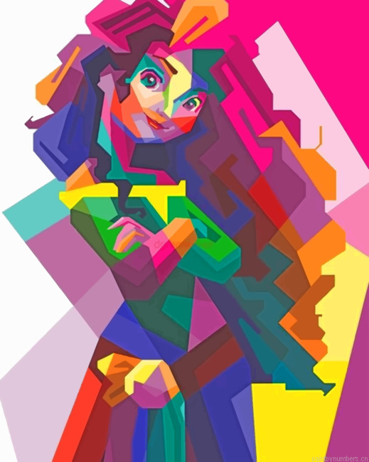 Merida Disney Pop Art Painting By Numbers.png