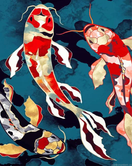 Metalic Koi Fish Art Painting By Numbers.png