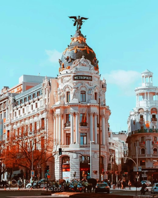 Metropolis Building Spain Painting By Numberss.png