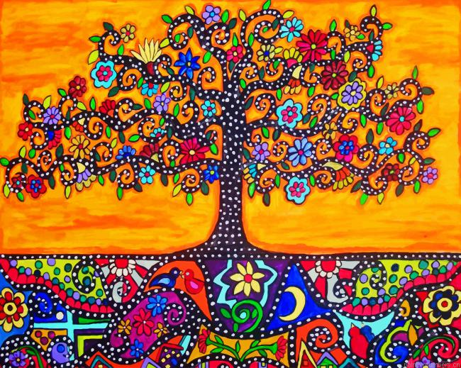 Mexican Folk Art Painting By Numberss.png