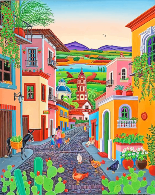 Mexican Life Painting By Numberss.png