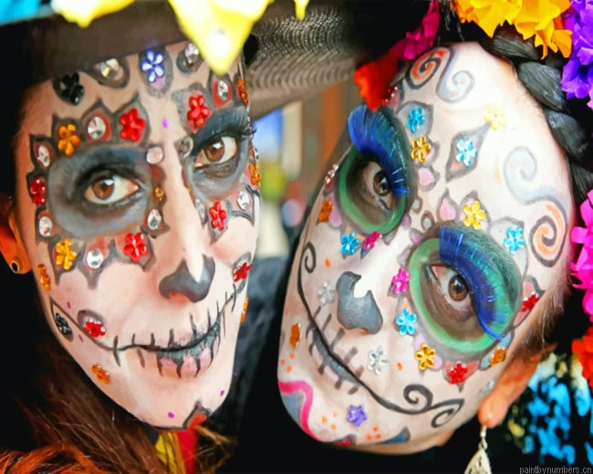 Mexican Skulls Painting By Numbers.png