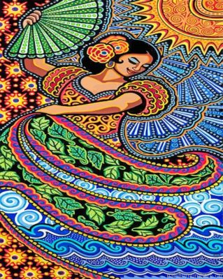 Mexican Woman Art Painting By Numbers.png
