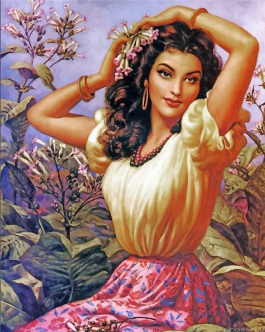 Mexican Woman By Diego Rivera Painting By Numbers.png