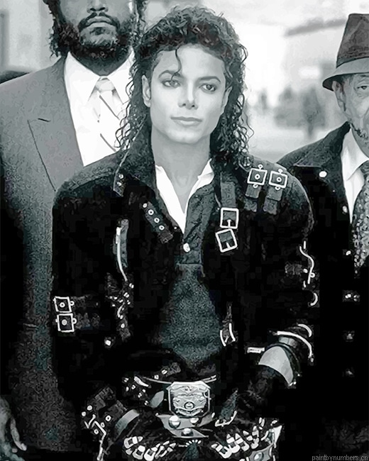 Michael Jackson Singers Painting By Numberss.png