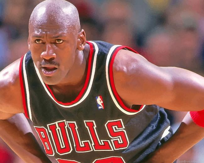 Michael Jordan Bulls New Painting By Numberss.png