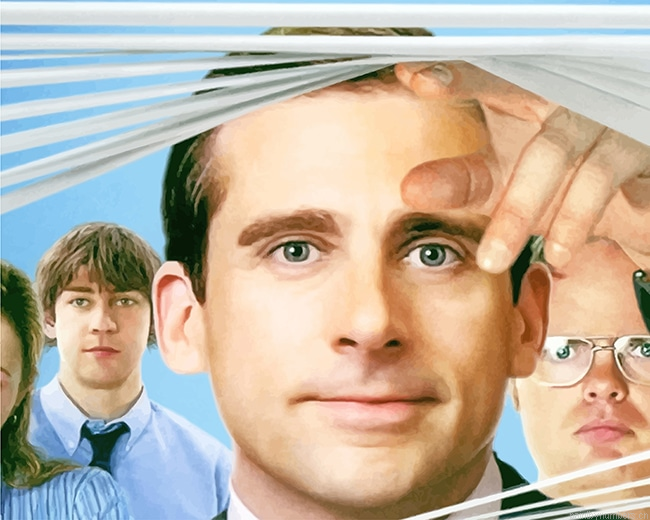Michael Scott The Office Sitcoms Painting By Numberss.png