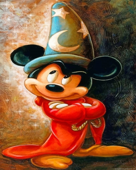 Mickey Mouse Cartoons Painting By Numberss.png