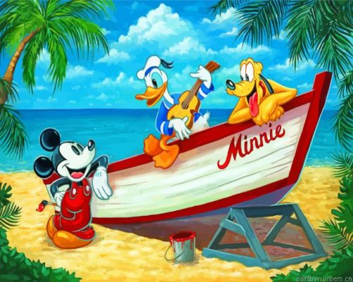 Mickey Mouse Painting By Numbers.png