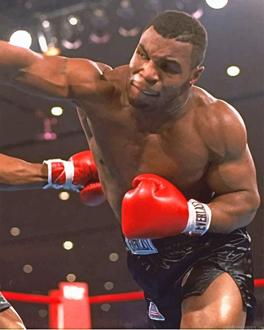 Mike Tyson Boxing Painting By Numberss.png