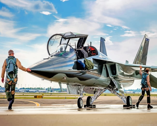 Military Airplane Aircrafts Painting By Numbers.png