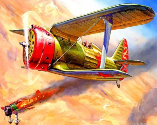 Military Airplane Painting By Numbers.png