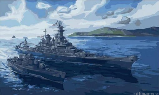 Military Ships Painting By Numbers.png