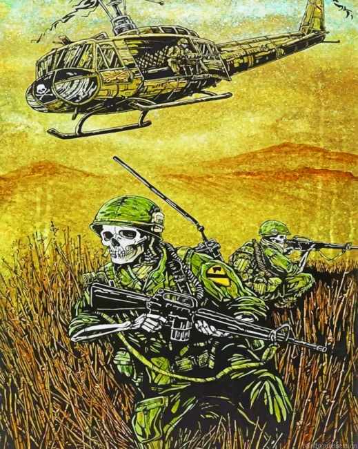 Military Skulls Painting By Numberss.png