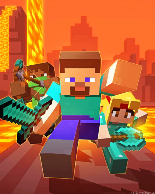 Minecraft Game Painting By Numberss.png