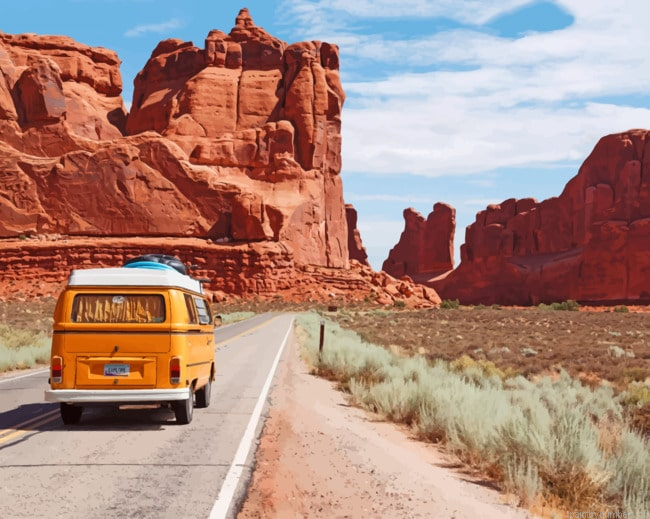 Mini Bus Trip Campervans Painting By Numberss.png
