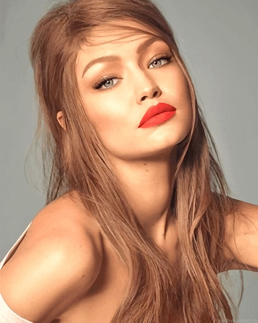 Model Gigi Hadid Painting By Numbers.png