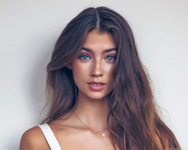 Model With Blue Eyes Painting By Numberss.png