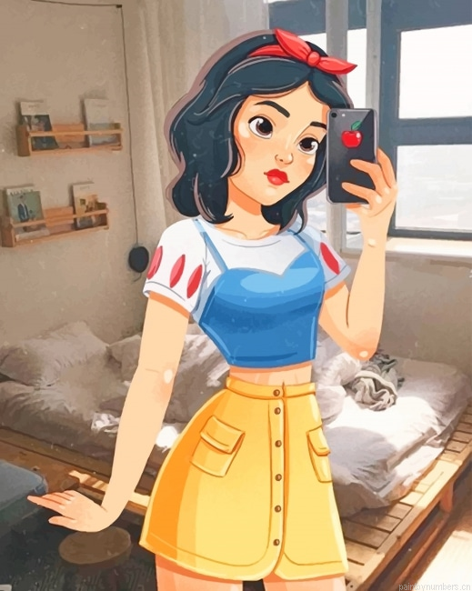 Modern Snow White Animations Painting By Numberss.png