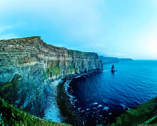 Moher Cliffs Seascapes Painting By Numberss.png