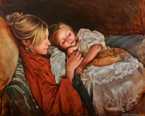 Mom And Daughter Painting By Numbers.png