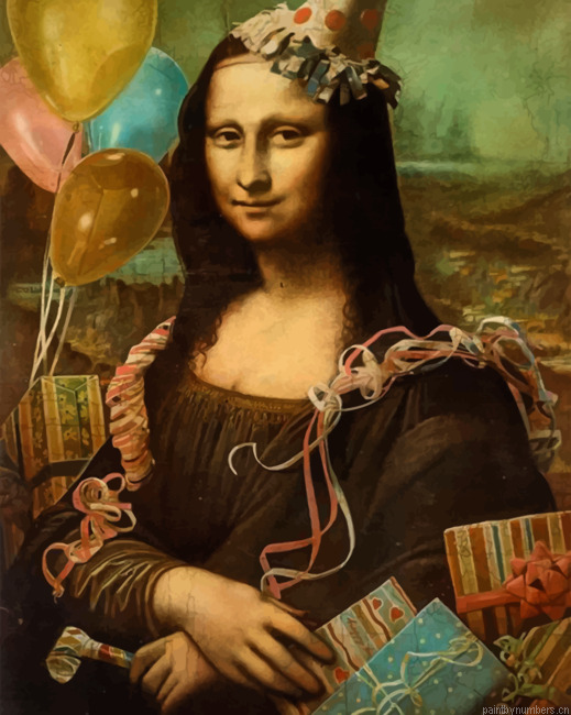 Mona Lisa Birthday Painting By Numbers.png