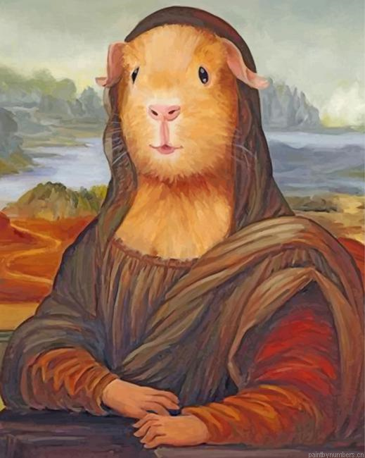 Mona Lisa Guinea Pig Painting By Numbers.png