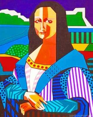 Mona Lisa Pop Art Painting By Numbers.png