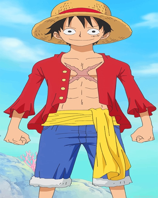 Monkey D Luffy Animations Painting By Numbers.png