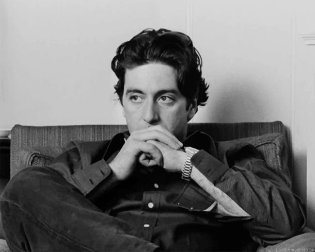 Monochrome Al Pacino Painting By Numbers.png