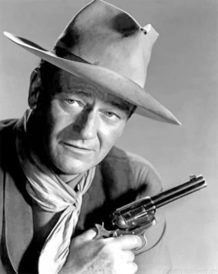 Monochrome John Wayne Painting By Numbers.png