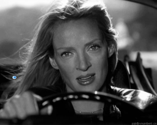 Monochrome Uma Thurman Painting By Numbers.png