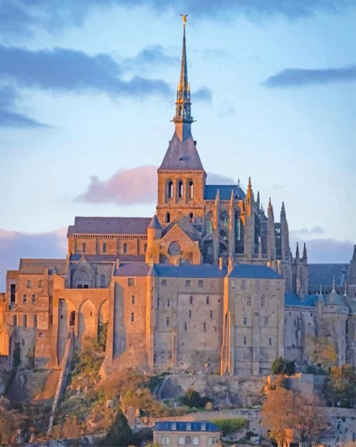 Mont Saint Michel France Painting By Numberss.png