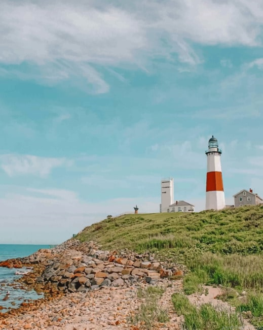 Montauk Lighthouse Museum New York Painting By Numberss.png