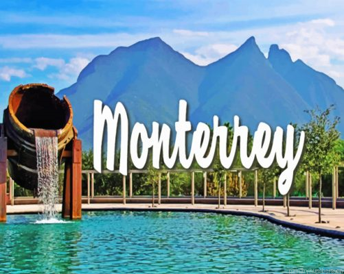 Monterrey Mexico Landscape Painting By Numbers.png