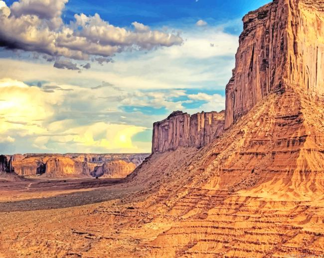 Monument Valley Navajo Tribal Park Painting By Numbers.png
